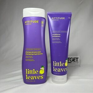 Attitude Little Leaves Shampoo & Body Wash AND Conditioner Vanilla & Pear *READ*
